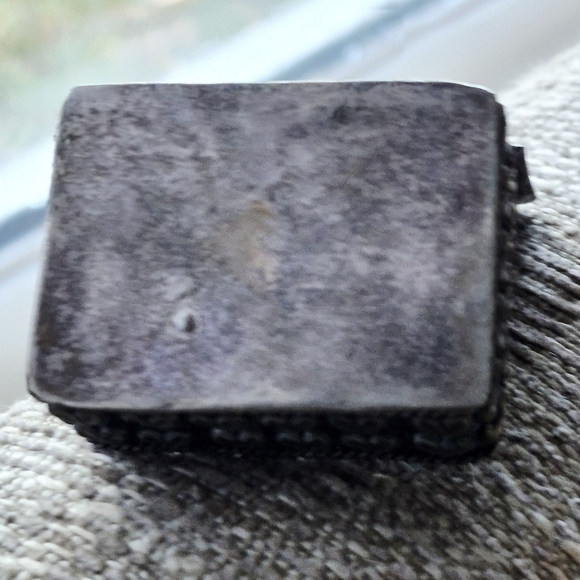 Decorative Black Trinket Box with Gem Accents - Picture 7 of 9